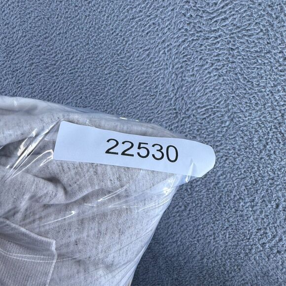 Vintage Colorblock Sweatshirt Mens Large Beige Tan Colorblock Collared Rugby 90s - Picture 11 of 11